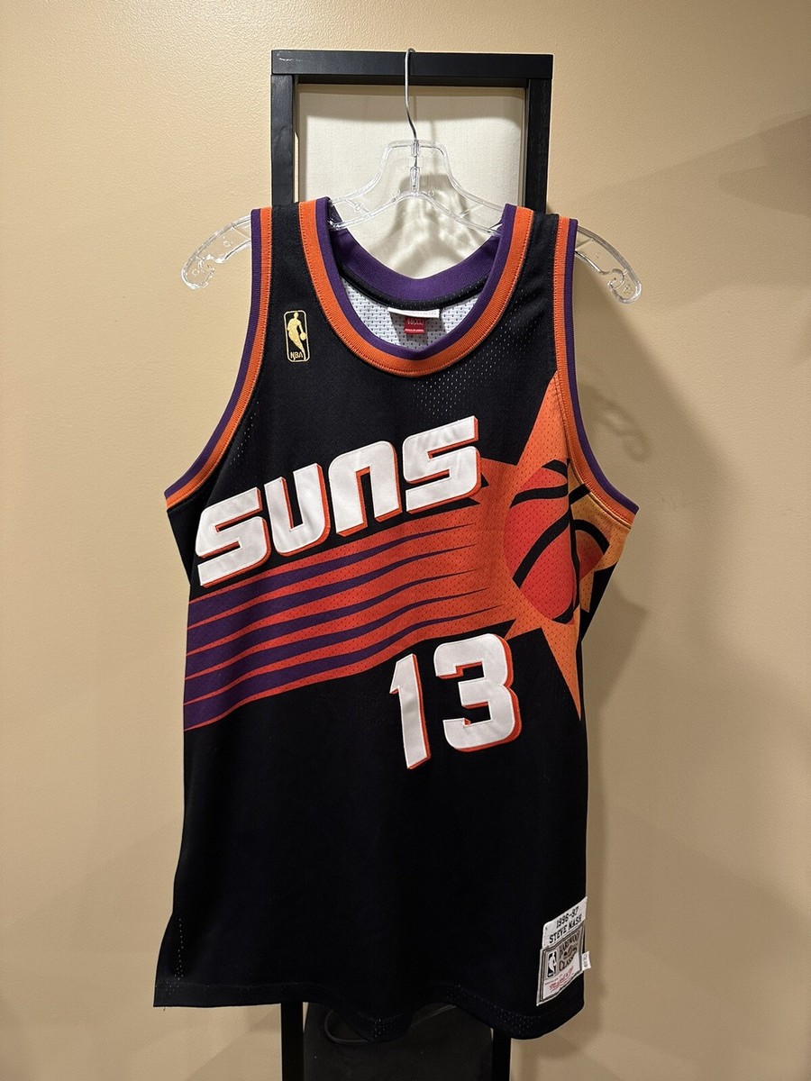 Mitchell & Ness Phoenix Suns 1996-97 Steve Nash Black Jersey | eBay