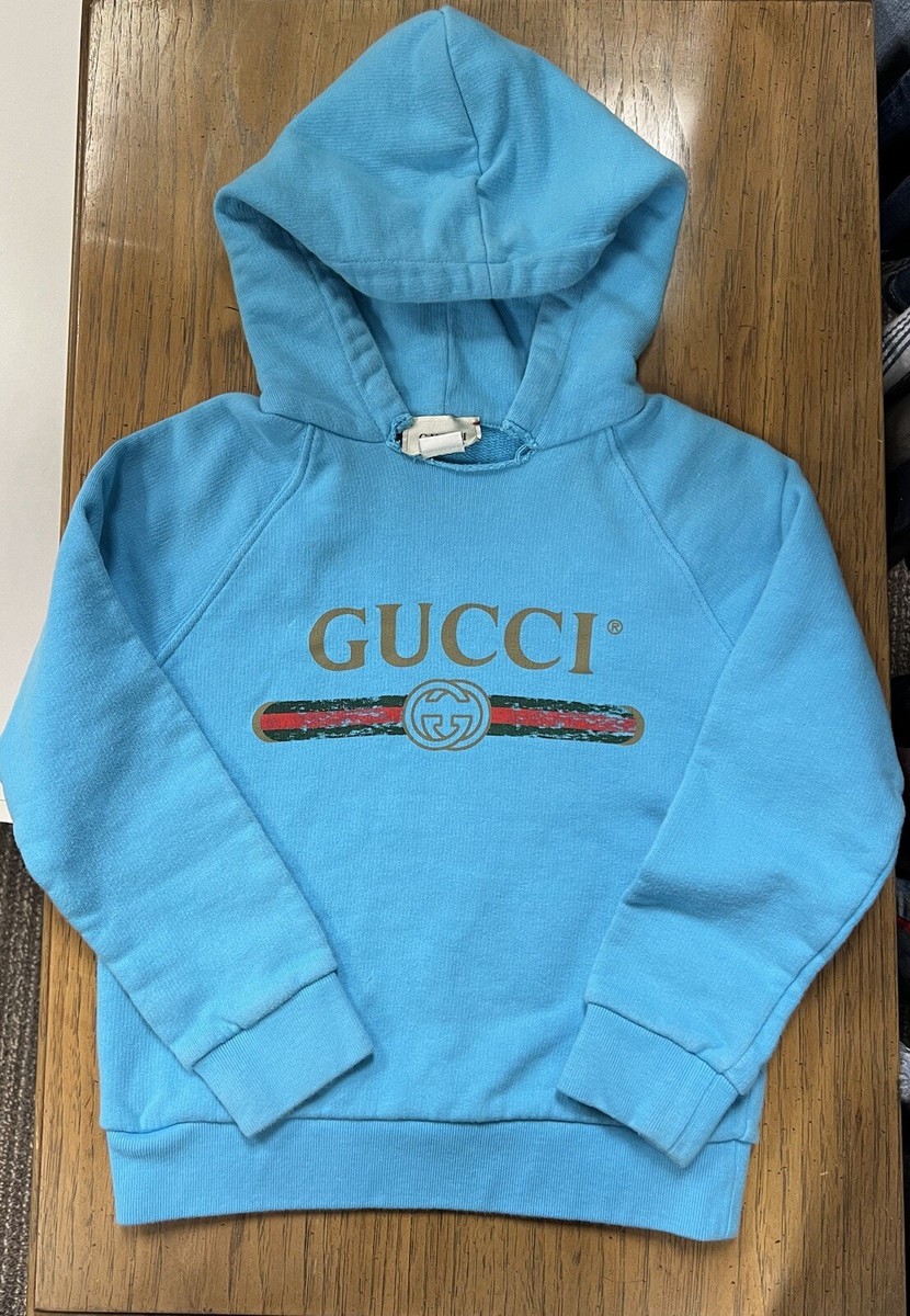 Gucci Blue (Turquoise) Hoodie Kids | eBay