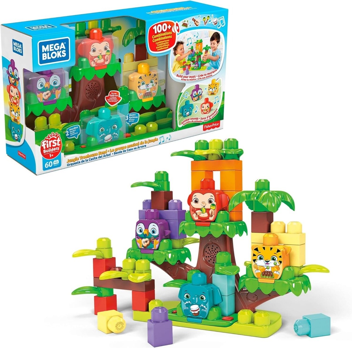 Mega Bloks Jungle Treehouse Band Playset NEW | eBay
