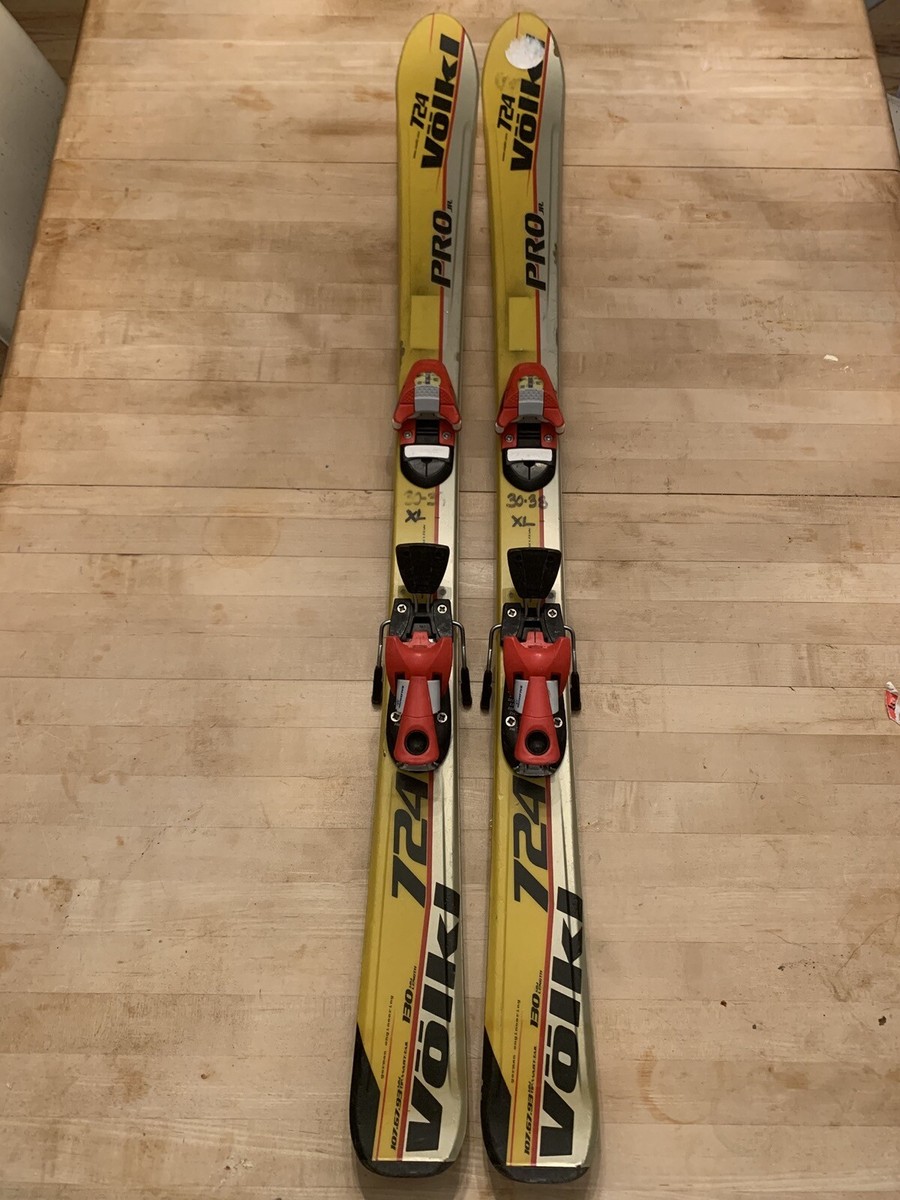 Volkl 724 Pros JR Skis + Bindings 130cm | eBay