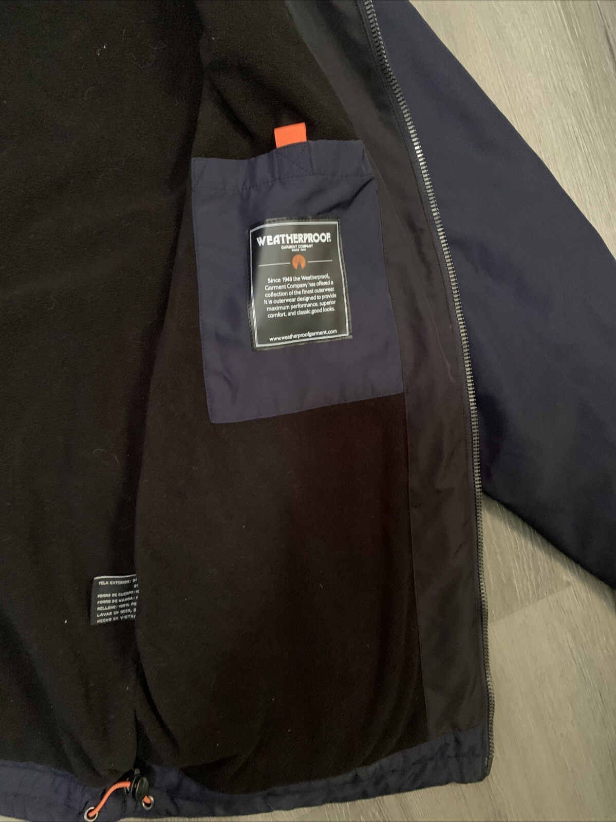 Weatherproof Soft Shell Hooded Jacket Black Mens … - image 6