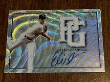ELI JERZEMBECK 2021 LEAF PERFECT GAME SILVER WAVE AUTOGRAPH #10/10 S. CAROLINA