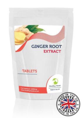 Ingwerwurzel Kräuterextrakt 1000 mg Tabletten Ergänzungen