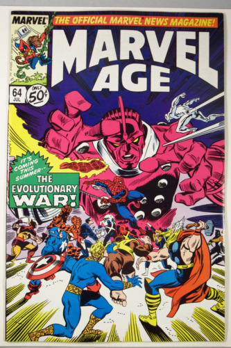 Marvel Age #64 - US Marvel Magazine 1988 - Afbeelding 1 van 2