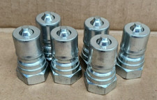 Lot of 6 Parker H3-63 Quick Disconnect Male Hydraulic Coupling