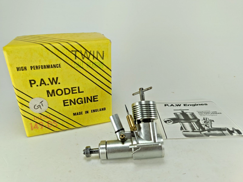 NIB England PAW 149 DS Twin Ball Bearings GT Diesel Model Engine Airplane