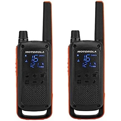 Motorola T82 Walkie Talkie Set – PMR446 Funkgeräte Duo, 10km Reichweite