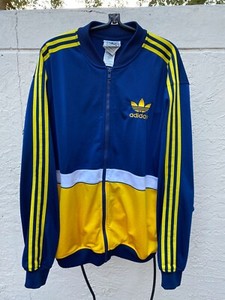 adidas blue yellow jacket