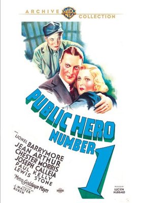 Public Hero Nummer Eins # 1 DVD 1935 Lionel Barrymore,Jean Arthur Chester Morris