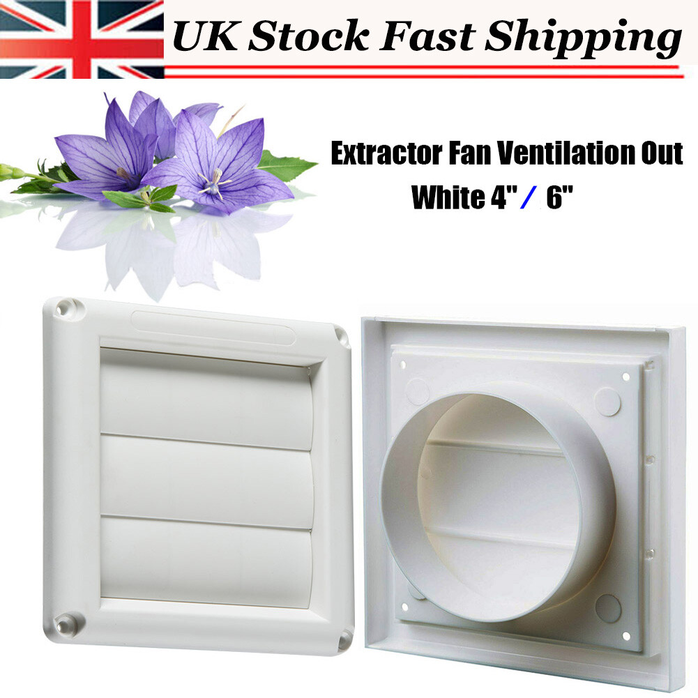 Gravity Flaps External Wall Ventilation Exhaust Cover Air Vent Grill