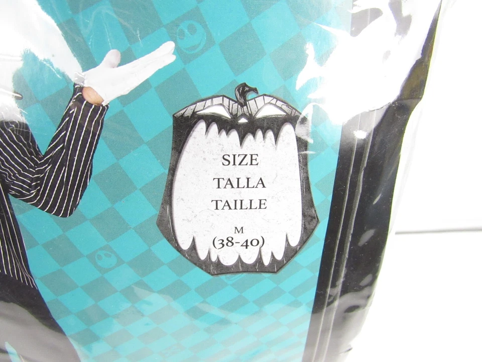 Jack Skellington Costume - Disguise 2002 - Unworn - New in Bag - Vintage - Med - Image 3 of 4