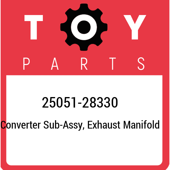 25051-28330 Toyota Converter sub-assy, exhaust manifold 2505128330 