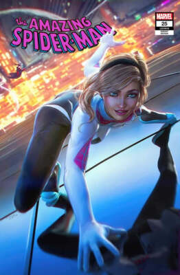 AMAZING SPIDER-MAN #25 NM (TIAGO DA SILVA EXCLUSIVE SPIDER-GWEN VARIANT)  MARVEL