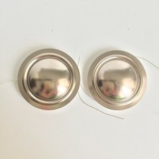2 Pcs 25.4mm 1 Inch Aluminium Diaphragm Dome Tweeters VoiceCoil 8 Ohms 38mm Wide