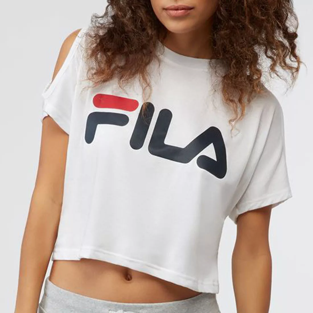 Fila off shoulder top online