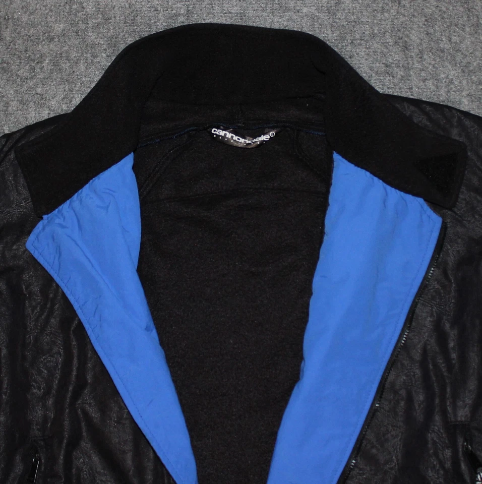 vintage CANNONDALE WOMEN'S SHELLED FLEECE BIKE 90s Made USA Cycling sz L Jacket - Image 4 of 4