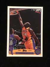 Shaquille O’Neal 03/04 Topps previews PP1