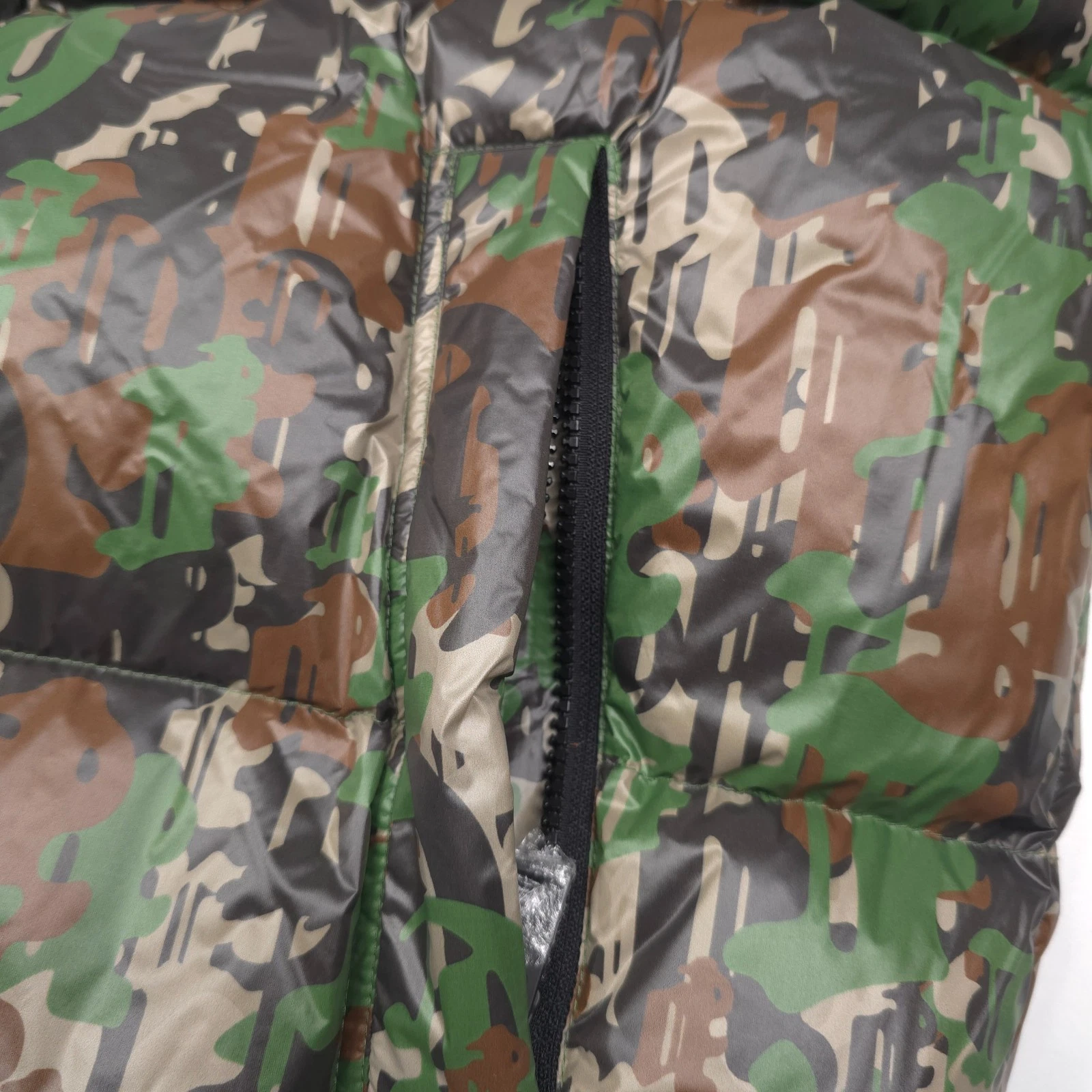 $798 Purple Brand M6079 Gothic Camo Duck Down Nylon Puffer Jacket Mens Size XL - product detail image 6