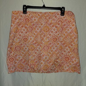 White Stag Skort Womens Size 14 Pink Floral Summer Casual Fairy Boho Y2K #2170