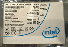 New Intel SSD DC P4510 4TB U.2 NVMe SSDPE2KX040T8 (Pull from New System 0 Hour)