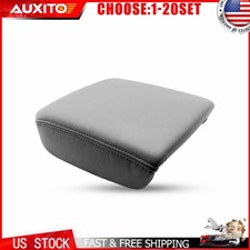 For Honda Ridgeline 2006-14 Front Center Console Armrest Lid Leather Gray 1-10x