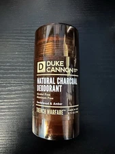 Duke Cannon Sandalwood Amber Deodorant Trench Warfare  2.75 oz- NEW Discontinued