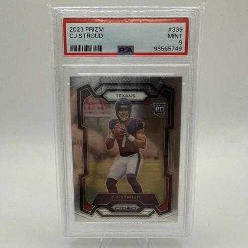 2023 Panini Prizm #339 C.J. Stroud Houston Texans Rookie PSA 9
