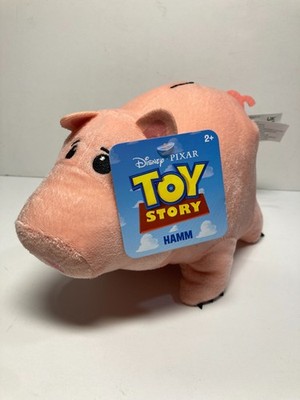 Disney Pixar Toy Story Hamm Plush 8  Just Play NWT Piggy Bank Toy