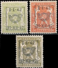 Zgrill89 Belgium Precancel Stamps Coat of arms VF Mint Hinged 1942