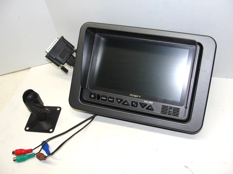 VOYAGER AOM7694HD TFT 7" LCD FARBMONITOR MIT EXTRAS IN TOP GEBRAUCHTEM ZUSTAND