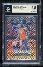 2024 Panini Select WNBA Bronze Checker Prizm 30/49 Tiffany Mitchell BGS 9.5 3hd