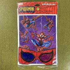 Stickeroni Hallmark Marvel Spider-Man 3D Stickers w Glasses New Sealed