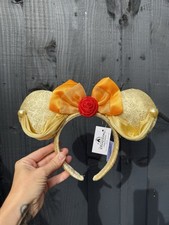 Girls Ladies Disney Princess Belle Beauty And Beast Minnie Mouse Ears Headband