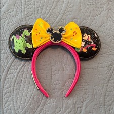 Loungefly Mickey Mouse Ears Headband - Pete's Dragon Disney Yellow and Pink