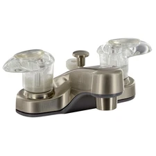 Valterra Products Llc Pf222441 Bathroom Diverter Faucet 4In 2 Lever 1/4 Turn