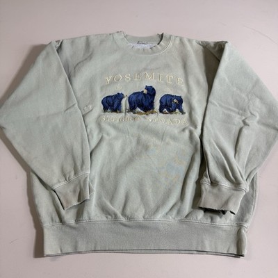 Vintage Yosemite Sweatshirt Sierra Nevada Bears With Cubs