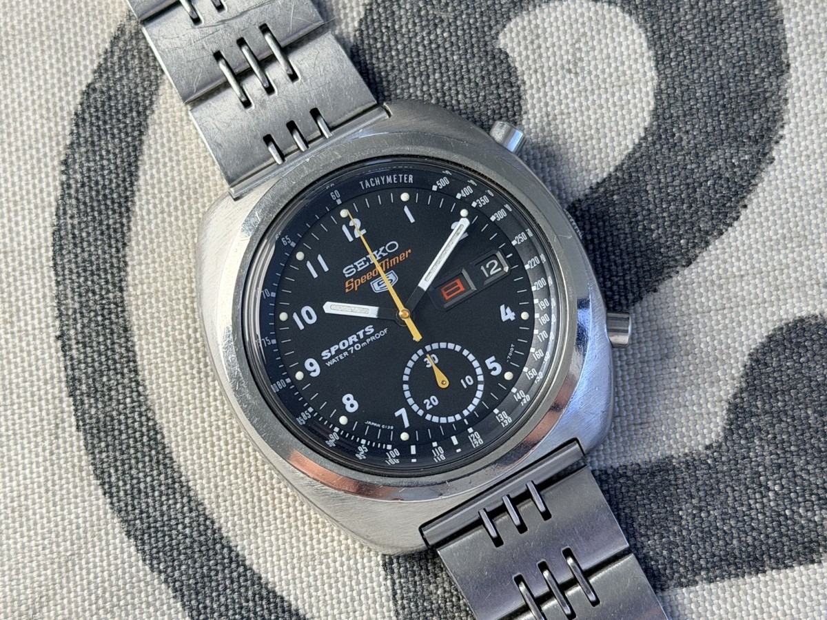 Vintage 1970 Seiko 6139-7010 SpeedTimer 