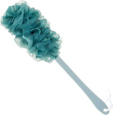 Back Scrubber for Shower, Loofah Long Handle Bath Body Brush, Soft Nylon Mesh