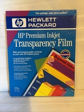 HP Hewlett Packard Premium Inkjet Transparency Film C3834A NEW