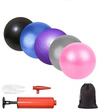 Mini Pilates Exercise Yoga Ball, Small Inflatable Exercise Yoga Ball,Core Tra...