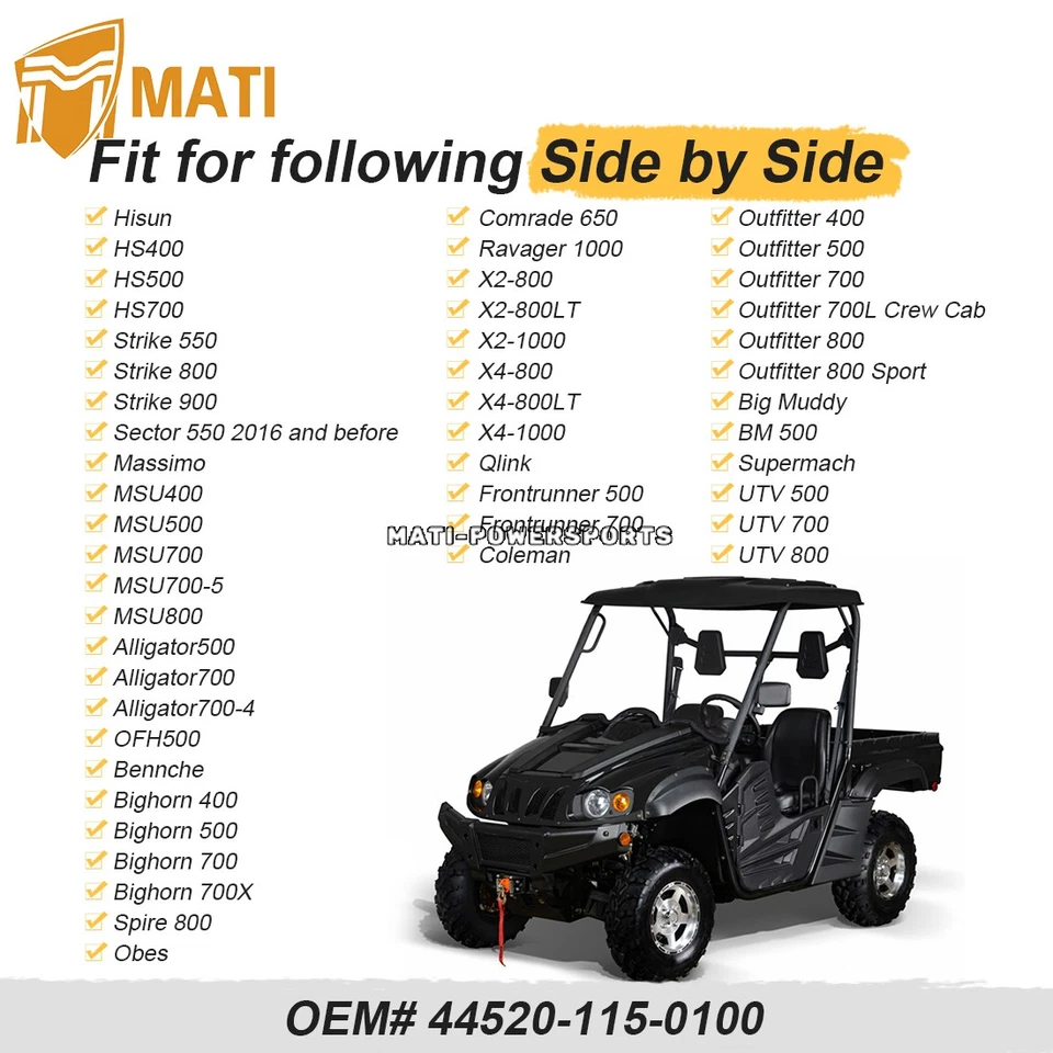 Brake Master Cylinder Pump for HiSun/Massimo/Supermach UTV 400/500/700/800/900 — 第 4/4 张图片