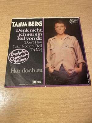 7'' TANJA BERG * Denk nicht ich sei ein Teil von dir (SMOKIE CV) / Hör doch zu