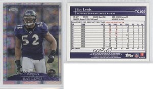 2009 Topps Chrome Retail X-Fractor Ray Lewis #TC109 HOF