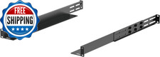 1U Universal Rack Mount Rails 4 Post Server Rack Shelf Rail with 20.9...