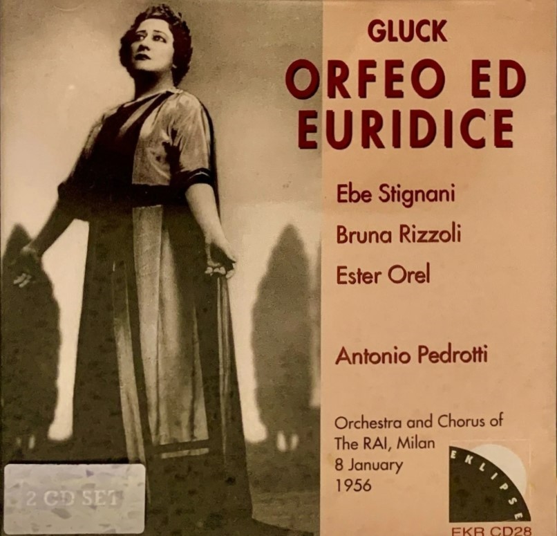 Gluck Orfeo Ed Euridice Stignani Pedrotti Live Milan 1956 Eklipse 2 CD