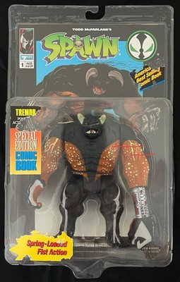 Tremor McFarlane Toys Spawn Series 1 Action Figure W/ Comic Book - 1994 MIP