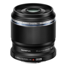 Olympus M Zuiko Digital ED 30mm f/3.5 Macro Lens Black
