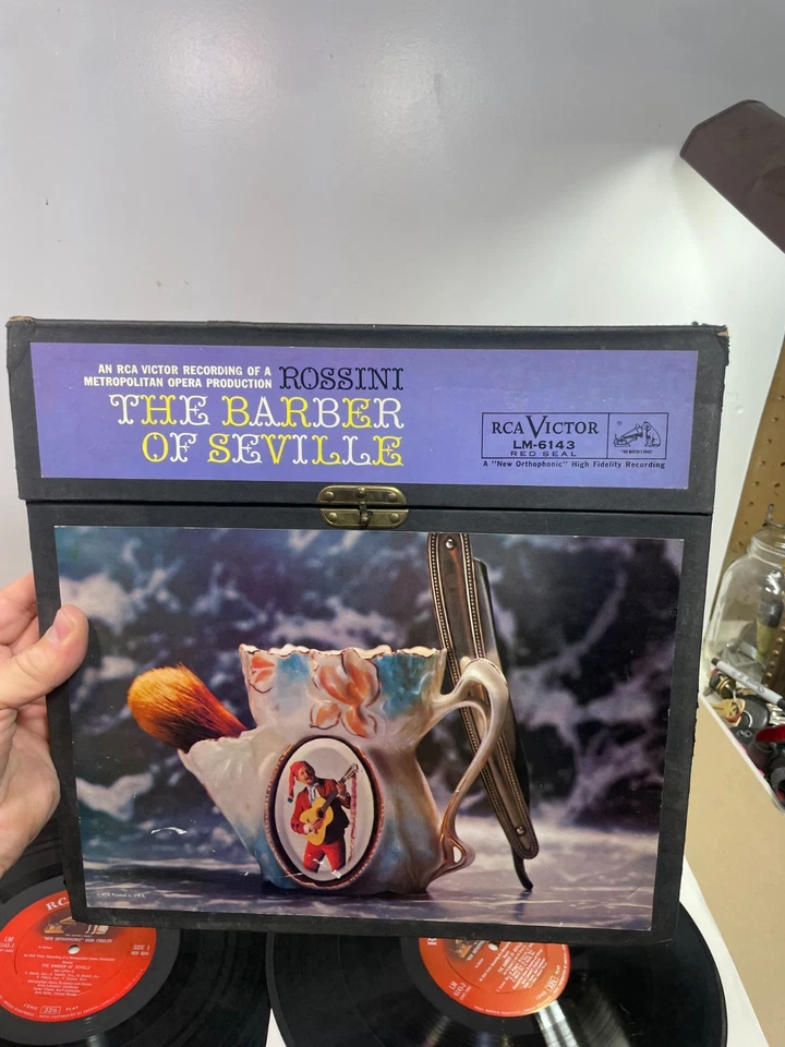 Metropolitan Opera Production Россини Эрик Лейнсдорф Севильский цирюльник RCA - Изображение 2 из 4