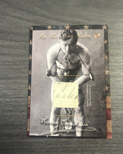 2018 The Bar Pieces of Past AUTHENTIC HARRY HOUDINI HANDWRITING RELIC!! RARE!!