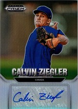 2022 Panini Prizm Draft Picks #AU-CZ Calvin Ziegler Autographs
